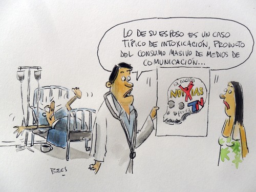 Cartoon: madio pelo (medium) by el Becs tagged becs