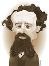 Cartoon: Charles Dickens (small) by buzz tagged dickens
