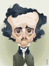 Cartoon: Edgar Allen Poe (small) by buzz tagged poe