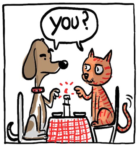 Cartoon: Blind date (medium) by darix73 tagged couples,blinddate