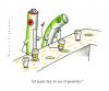 Cartoon: see it positive (small) by Ronald Slabbers tagged energy crisis positive negative bar friends drinking environment freunde energiekrise energie krise umwelt trinken