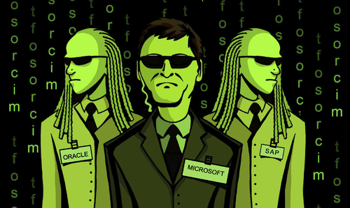 Cartoon: the agents of the matrix (medium) by maksimpetrik tagged matrix,the