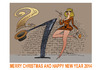 Cartoon: happy (small) by zluetic tagged happy,new,year