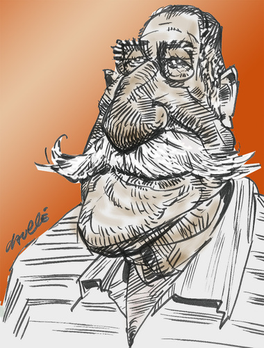 Cartoon: The great Sergio Aragones (medium) by daulle tagged caricature,daulle,drawing,aragones