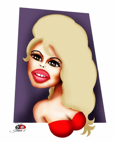 Cartoon: Brigitte Bardot (medium) by saadet demir yalcin tagged bb,syalcin