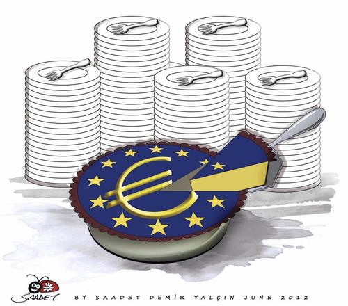 Cartoon: European Union... (medium) by saadet demir yalcin tagged saadet,sdy,eu