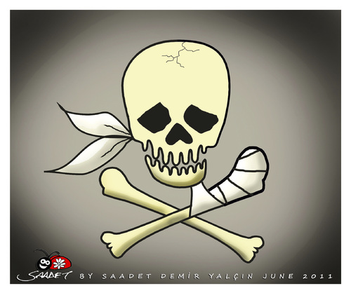 Cartoon: Unlimited Badness (medium) by saadet demir yalcin tagged emergency,badness,turkey,sdy,saadet