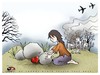 Cartoon: to protect (small) by saadet demir yalcin tagged saadet,sdy
