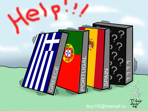Cartoon: HELP 1 (medium) by T-BOY tagged help