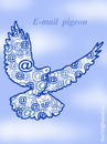 Cartoon: E MAIL  PIGEON (small) by T-BOY tagged mail,pigeon