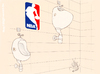 Cartoon: NBA (small) by T-BOY tagged nba