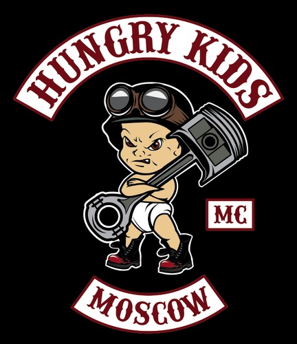Cartoon: Hungry Kids (medium) by Braga76 tagged kid,mc,motor,biker
