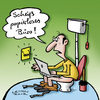 Cartoon: Immer diese Neuerungen. (small) by Nottel tagged umweltbewusste arbeitsplätze