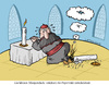 Cartoon: Um Gottes Willen! (small) by Nottel tagged papst,katholiken,franziskus,benedikt,glauben,religion