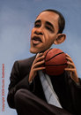Cartoon: Barack Obama caricature (small) by guidosalimbeni tagged obama,usa,president,caricature