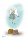 Cartoon: go to paradise (small) by geomateo tagged heaven paradise eden rich death angel 