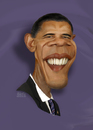 Cartoon: OBAMA (small) by geomateo tagged obama,president,election,black,unitedstates,america,politic