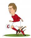 Cartoon: peter crouch caricature (small) by geomateo tagged sport,soccer,football,england,ball,giraffe