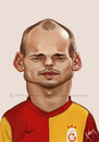 Cartoon: wesley sneijder (small) by sahannoyan tagged wesley,sneijder,galatasaray,sahan,noyan,karikatur,caricture