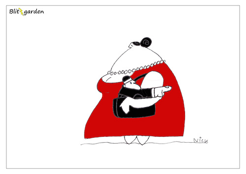 Cartoon: ... (medium) by Oliver Kock tagged männer,frauen,richtung,macht,frauentag,cartoon,nick,blitzgarden