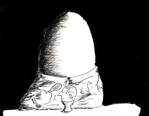Cartoon: Bio Eiert (medium) by Oliver Kock tagged bio,ei,mensch,verbraucher,betrug