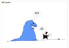 Cartoon: Dino HSV (small) by Oliver Kock tagged hsv,hamburg,fußball,bundesliga,abstiegskampf,dino,dinosaurier,zirkus