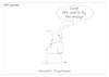 Cartoon: Donalds Daydream (small) by Oliver Kock tagged trump,pussyusa,präsident,macht,cartoon,nick,blitzgarden