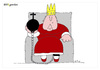 Cartoon: King Uli (small) by Oliver Kock tagged uli,hoeneß,fc,bayern,präsident,fußball,resozialisierung,cartoon,nick,blitzgarden