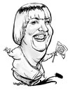 Cartoon: Claudia Roth (small) by stieglitz tagged claudia,roth,karikatur