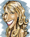 Cartoon: amanda smiles (small) by michaelscholl tagged woman,smile