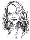 Cartoon: huh? (small) by michaelscholl tagged woman silly face smirk
