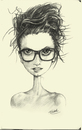 Cartoon: Ingrid Michaelson (small) by michaelscholl tagged pencil,sketch,ingrid,michaelson,singer