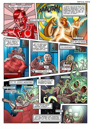 Cartoon: page from my comic (medium) by drackydoo tagged oblon,bizarre,weird,sciencefiction