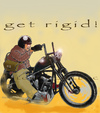Cartoon: HARLEY RIGID (small) by Florian Quilliec tagged motorcycle