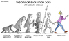 Cartoon: Political Cartoon (small) by Luis tagged evolution,2012