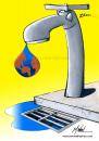Cartoon: Water - The Last Drop (small) by Marcos Noel tagged environment world comic global