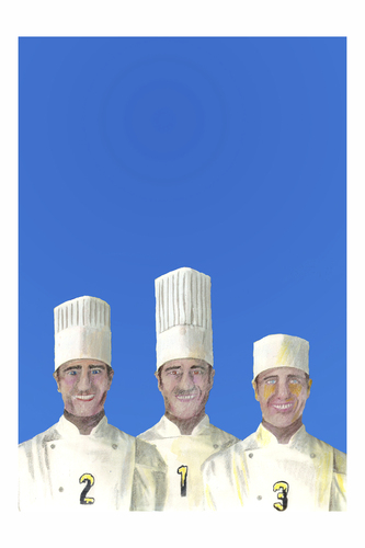 Cartoon: restaurant cartoons (medium) by peter nieuwendijk tagged kitchen,restaurants,cooks