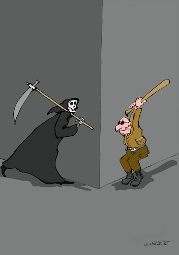 Cartoon: Totschlag (medium) by sobecartoons tagged überfall,arbeit,wegelagerer,überfall,arbeit,wegelagerer