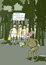 Cartoon: Missverständnis (small) by sobecartoons tagged truppe,bundeswehr,befehl,kleiderordnung