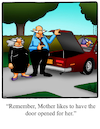 Cartoon: Mother In Law Trunk (small) by Billcartoons tagged motherinlaw,family,husband,wife,marriage,romance,romantic,love