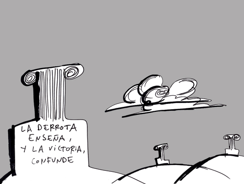 Cartoon: Metaphisic (medium) by elrubio tagged philosophy