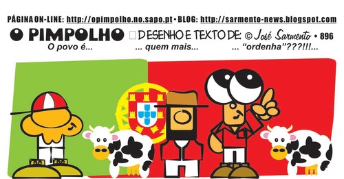 Cartoon: O Pimpolho (medium) by jose sarmento tagged pimpolho