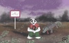Cartoon: In anni di pioggia (small) by gianluca tagged panda