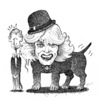 Cartoon: The Rottweiler (small) by Pohlenz tagged royal,wedding,camilla,charles