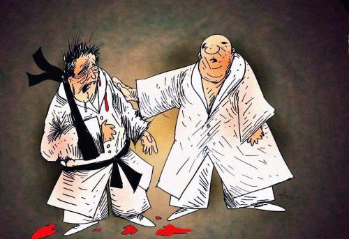 Cartoon: beijing 2008 (medium) by oguzgurel tagged humor