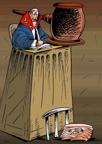 Cartoon: justice (medium) by oguzgurel tagged justice