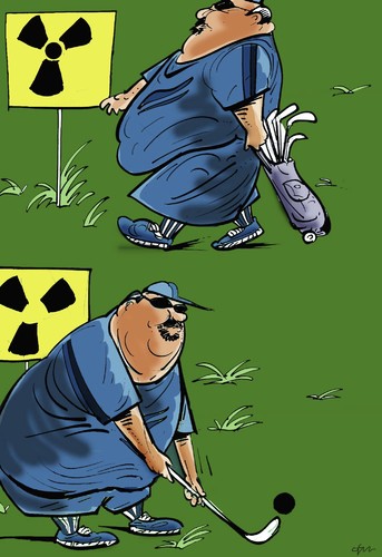 Cartoon: nuclear energy (medium) by oguzgurel tagged humor