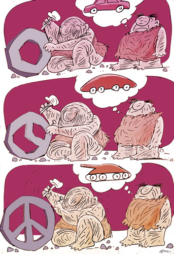 Cartoon: peace (medium) by oguzgurel tagged humor