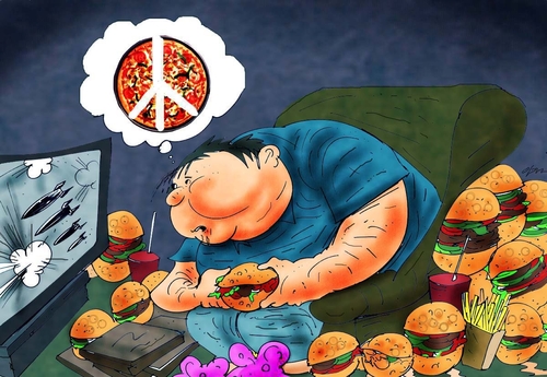 Cartoon: pizza (medium) by oguzgurel tagged pizzapitch