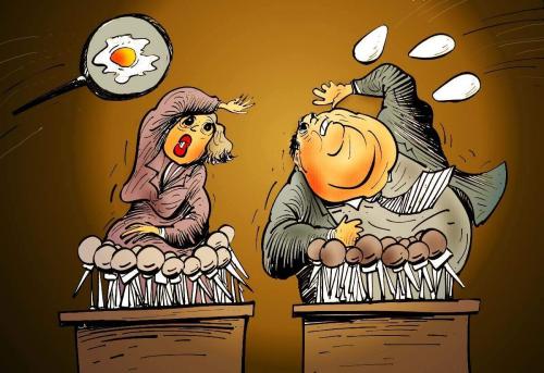 Cartoon: reactance (medium) by oguzgurel tagged humor